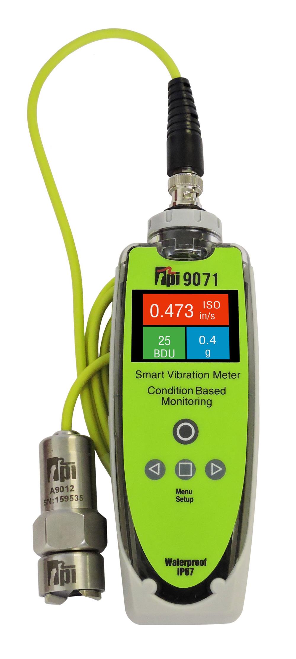 9071 Smart Vibration Meter,vibration meter. เครื่องวัดความสั่นสะเทือน วิเคราะห์การสั่นสะเทือนเพียงกดปุ่ม!,TPI ,Instruments and Controls/Test Equipment/Vibration Meter