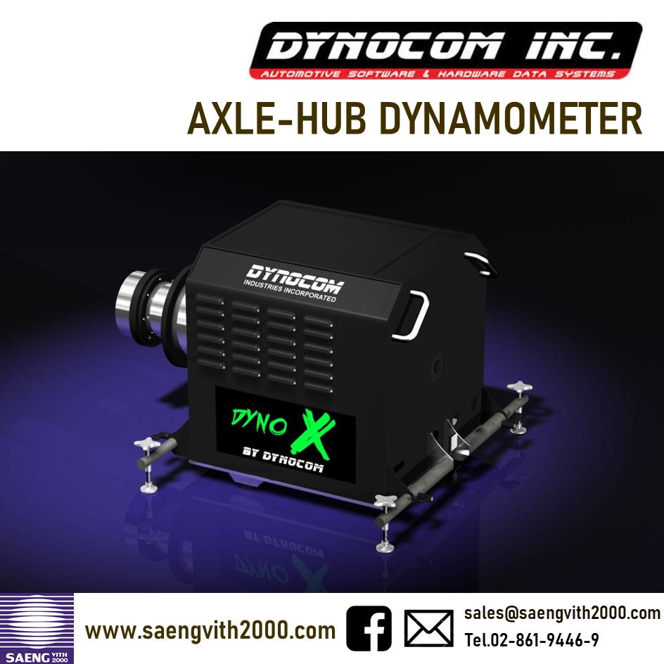 เครื่องทดสอบสมรรถนะยานยนต์แบบวัดที่แกนล้อ (Axle-Hub Dyno) ,Dynamometer, Chassis Dyno, Engine Dyno, Axle-Hub Dyno, เครื่องทดสอบประสิทธิภาพยานยนต์,Dynocom,Instruments and Controls/Dynamometers
