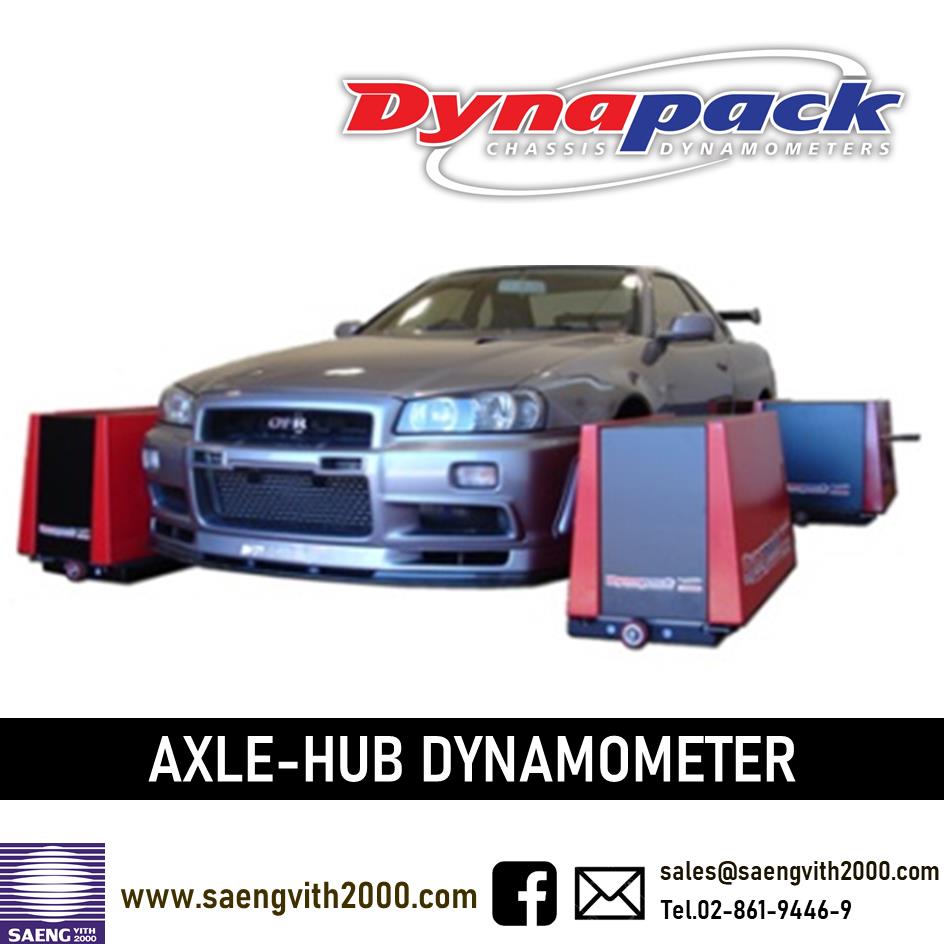 เครื่องทดสอบสมรรถนะยานยนต์ชนิดวัดที่แกนล้อ (Axle-Hub Dyno) ,Dynamometer, Chassis Dyno, Engine Dyno, Axle-Hub Dyno, เครื่องทดสอบประสิทธิภาพยานยนต์,Dynapack,Instruments and Controls/Dynamometers