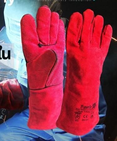ถุงมือหนังกันสะเก็ดไฟ ยี่ห้อ T-SAFE,ถุงมือป้องกันสะเก็ดไฟ ถุงมืองานเชื่อม,T-safe,Plant and Facility Equipment/Safety Equipment/Gloves & Hand Protection