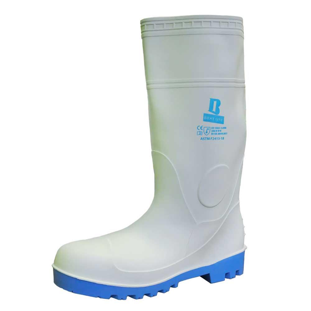 รองเท้าบูทยางหัวเหล็ก สีขาว ยี่ห้อ BEST ONE,รองเท้าบูทยางหัวเหล็ก สีขาว ,BEST ONE,Plant and Facility Equipment/Safety Equipment/Foot Protection Equipment