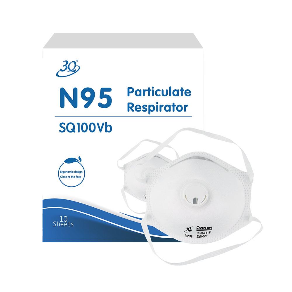 หน้ากากอนามัย N95 มีวาล์ว,หน้ากาก N95 มีวาล์ว,3Q,Plant and Facility Equipment/Safety Equipment/Respiratory Protection