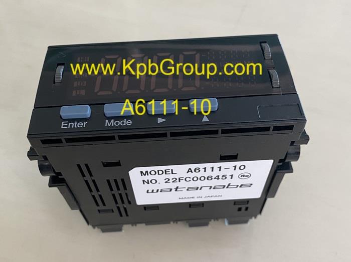 WATANABE Digital Panel Meter A6111-1X Series,A6111-10, A6111-11, A6111-12, A6111-13, A6111-14, A6111-15, A6111-16, A6111-17, A6111-18, WATANABE, Digital Panel Meter,WATANABE,Instruments and Controls/Meters